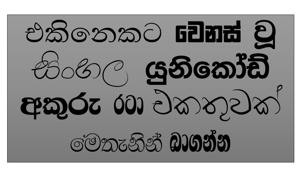 Sinhala Fonts Aluth laxenautomation